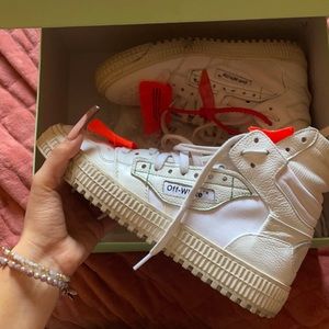 Off white x Virgil high top sneakers